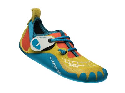 Dziecięce buty wspinaczkowe La Sportiva Gripit, żółte/płomienne