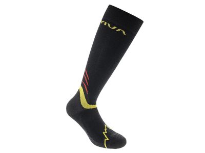 La Sportiva Winter Socks podkolenky, černá/žlutá