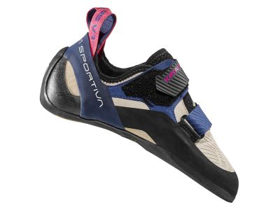 La Sportiva Katana Women women&#39;s climbing shoes, white/storm blue