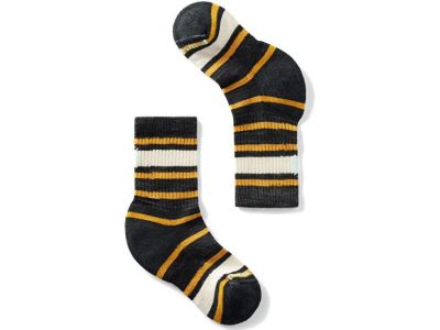 Smartwool Hike Striped Light Cushion children&#39;s socks, charcoal