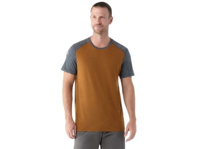 Smartwool Ultralite Mountain Bike shirt, fox brown/charcoal