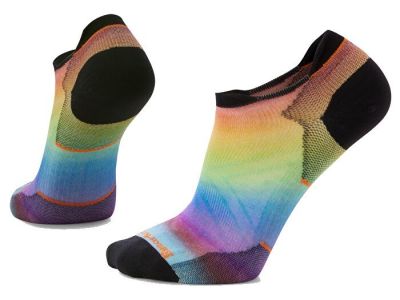 Smartwool Run Zero Cushion Pride Rainbow Print Niedrige Knöchelsocken, mehrfarbig