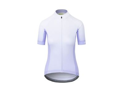 Damska koszulka rowerowa Giro Chrono Sport w kolorze liliowo-białym