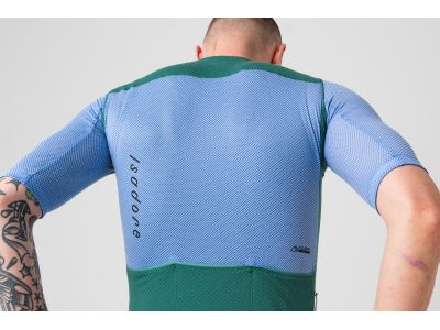 Tricou Isadore Signature Merino Air, verde sticla