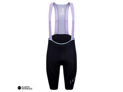 Isadore Alternative Bib Shorts nohavice, Black/Purple