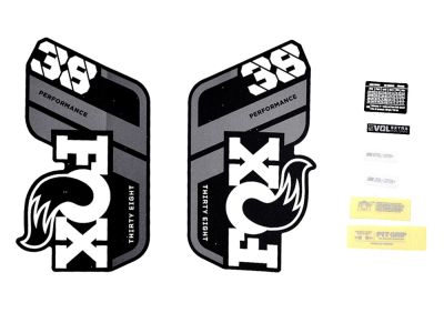 FOX stickers for the Float 38 Performance fork