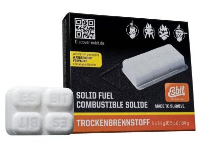 Esbit Taschenkocher für festen Alkohol, 6 x 14 g