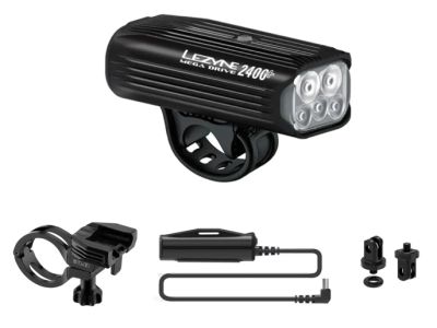 Lezyne Mega Drive 2400+ Loaded Frontleuchte + Zubehör
