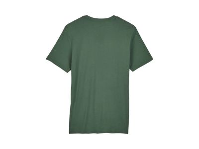 T-shirt z głową lisa, kolor myśliwskiej zieleni