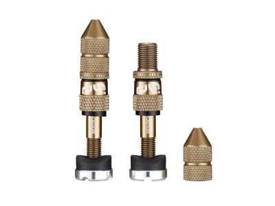 e*thirteen Quickfill Gen2 tubeless valves, car valve 16-24 mm, bronze