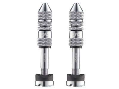 e*thirteen Quickfill Gen2 tubeless valves, car valve 16-24 mm, silver