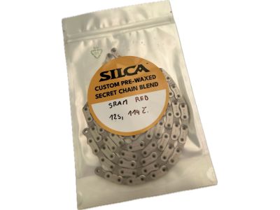 SILCA SRAM RED waxed chain, 12-speed, 114 links