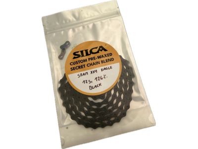 SILCA SRAM XX1 Eagle gewachste Kette, 12-fach, 126 Glieder, schwarz