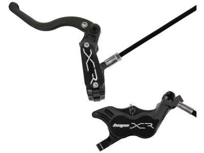 Hope XCR For E4 hydr. front brake, 4-piston, Post Mount, hose. 900 mm