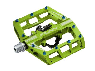 Funn Mamba S foot/platform pedals, wasabi