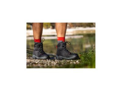 alpina TRACKER Mid 23 topánky, čierna/šedá