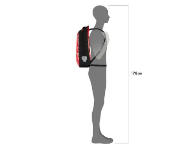 ORTLIEB Messenger Bag hátizsák, 39 l, piros