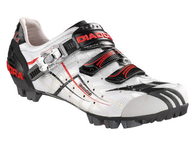 Diadora Protrail2.0 MTB cycling shoes white/black/red