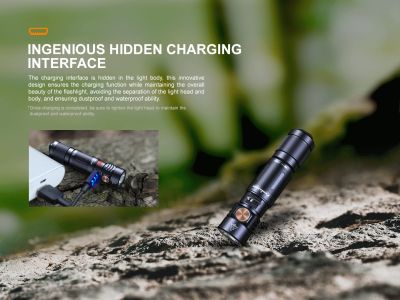 Fenix ​​E05R rechargeable flashlight, green