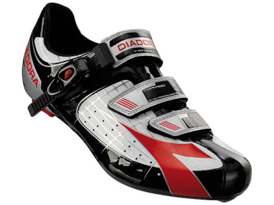 Buty rowerowe szosowe Diadora Tornado biało/czarno/czerwone