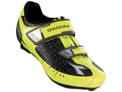 Buty rowerowe Diadora Phantom JR Road czarno/fluo/białe, dziecięce
