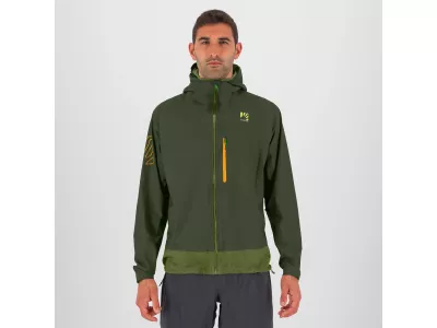 Jachetă de ploaie Karpos LOT, verde pușcă/verde cedru