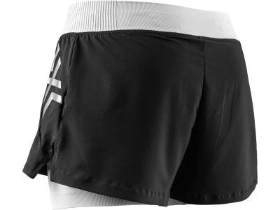 Pantaloni scurți X-BIONIC TWYCE RACE 2in1 dama, negru/alb