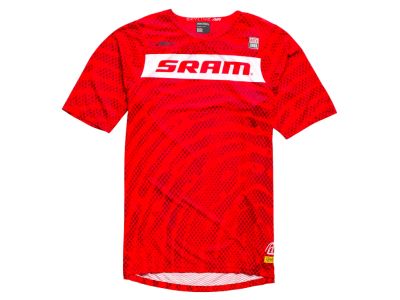 Koszulka rowerowa Troy Lee Designs Skyline Air SRAM w ognistej czerwieni
