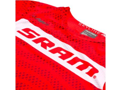 Koszulka rowerowa Troy Lee Designs Skyline Air SRAM w ognistej czerwieni