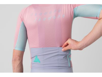 Koszulka rowerowa Isadore Alternative, różowa elegancja