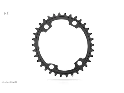 absoluteBLACK oval chainring, inner, 110 mm, Shimano