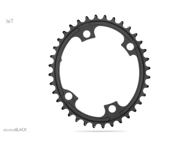 absoluteBLACK oval chainring, inner, 110 mm, Shimano