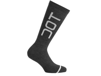 Dotout Duo socks, dark gray melange/white