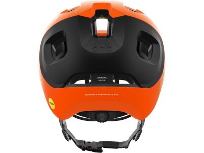 POC Axion Race MIPS Helm, Fluorescent Orange AVIP/Uranium Black Matt