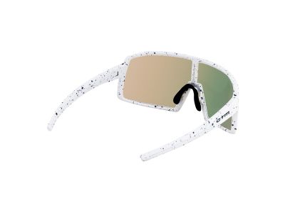 CTM Zenos glasses, matte sprinkle white