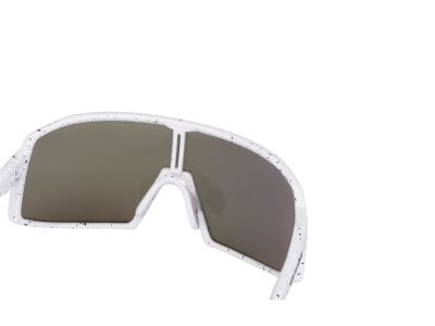 CTM Zenos glasses, matte sprinkle white
