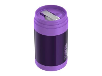 Thermos Children&#39;s thermos for food with a spoon, 470 ml, purple