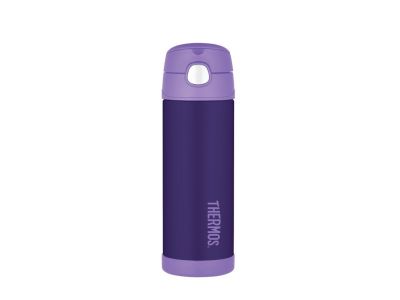 Thermos Detská termoska so slamkou, 355 ml, fialová