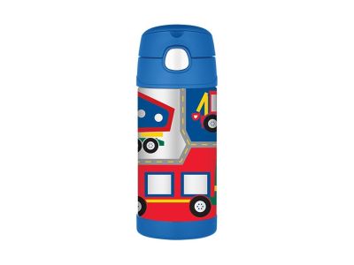 Thermos children&amp;#39;s thermos with straw, 355 ml, design machinery