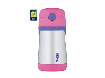 Thermos Foogo bébi termosz, 290 ml, rózsaszín