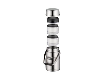 Thermos rozsdamentes King ételtároló, 1390 ml