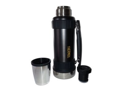Thermos Work langlebige Thermoskanne, 1,2 l, schwarz