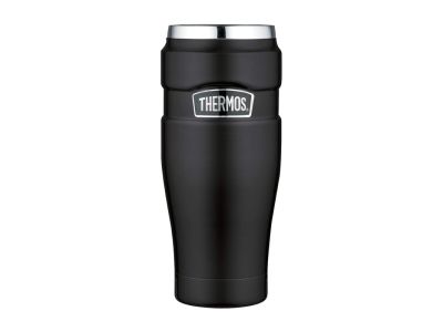 Thermos Vodotěsný termohrnek, 470 ml, matná černá