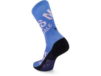 Mons Royale Atlas Crew Digital Socken, blau trippy
