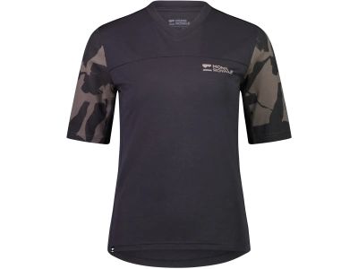 Damska koszulka rowerowa Mons Royale Redwood Enduro VT 3/4, fragmenty łupków