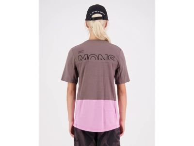 Mons Royale Tarn Merino Shift women&#39;s t-shirt, pop pink/iron