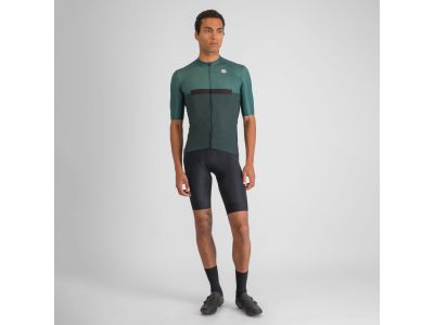 Sportful koszulka rowerowa PISTA, skarabeusz w kolorze krzewiasto-zielonym