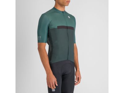 Sportful koszulka rowerowa PISTA, skarabeusz w kolorze krzewiasto-zielonym
