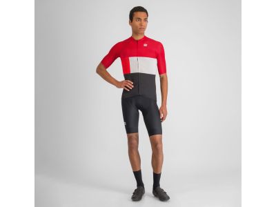 Tricou Sportful SNAP, roșu/negru