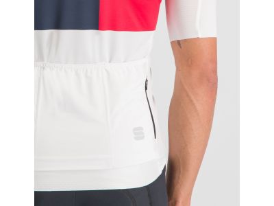 Sportful SNAP jersey, white/galaxy blue/red